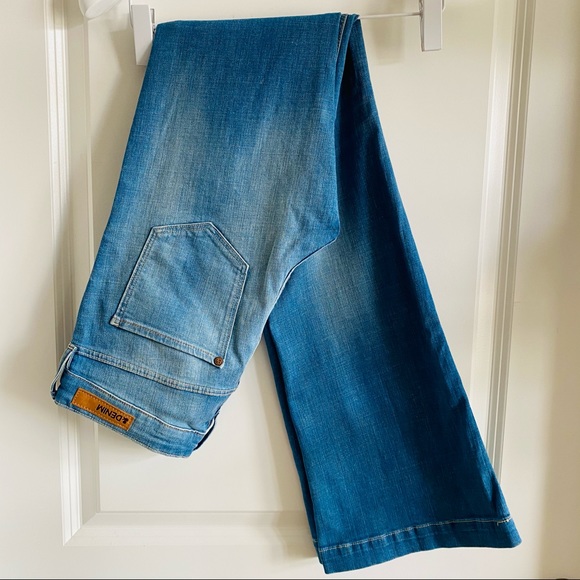 NWOT - & Denim Light Blue Flare Leg Jeans Size 28 - Picture 8 of 8